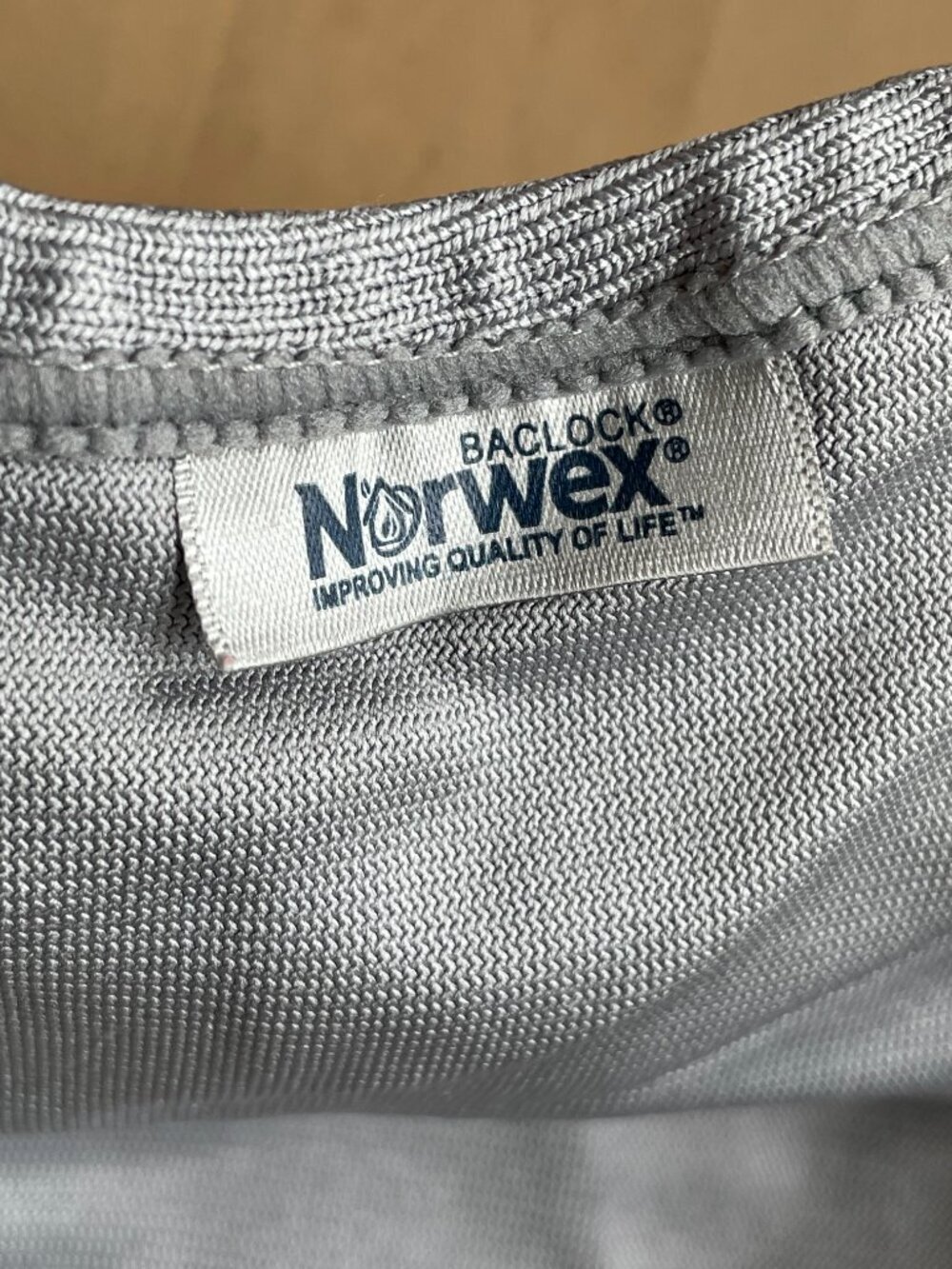Entire Closet $5! Norwex BacLock Reusable Face Mask Gray Washable Antimicrobial - Picture 4 of 6